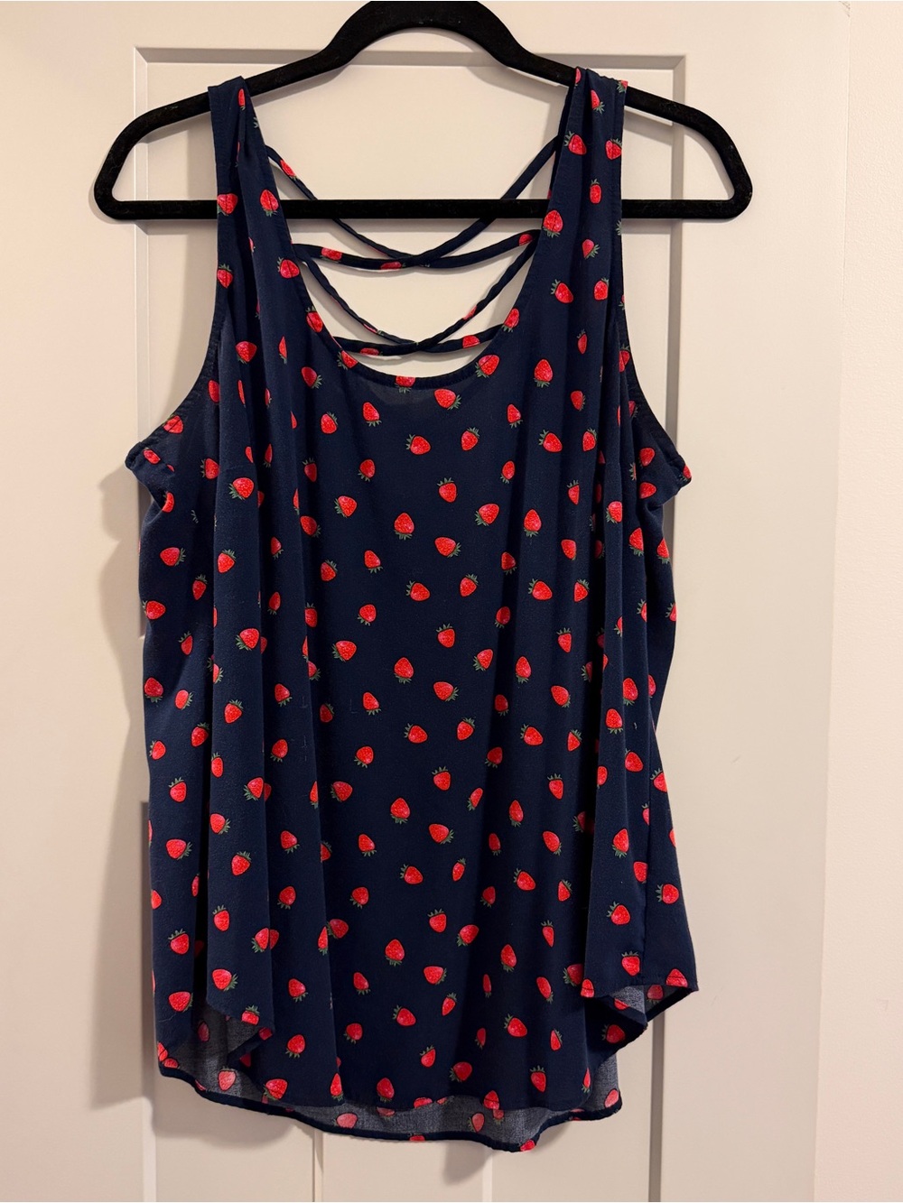 Torrid Strawberry Strappy Tank